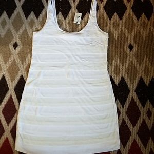 White Express mini dress